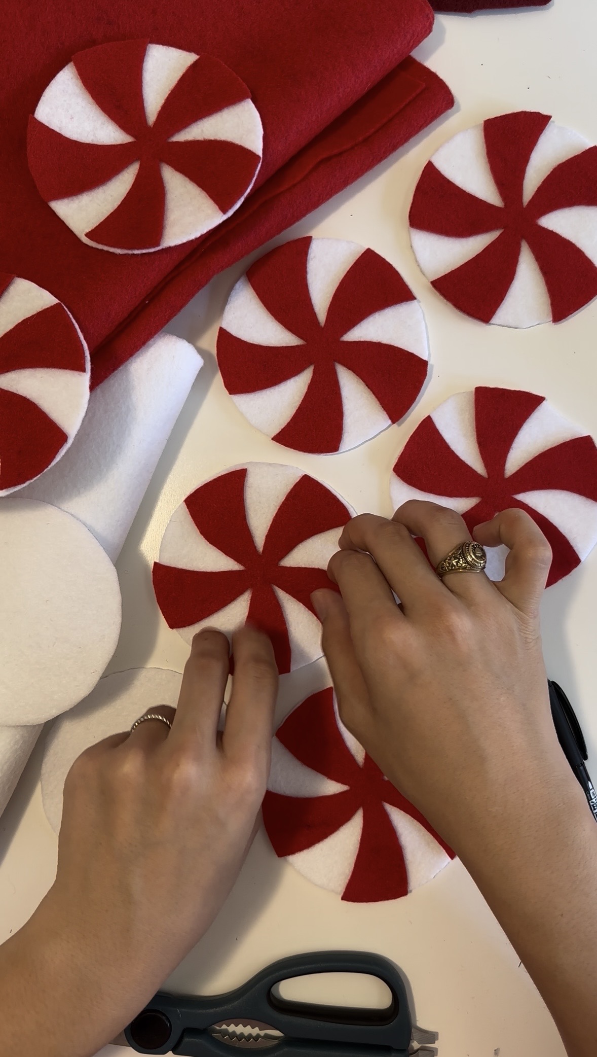 DIY Felt Peppermints